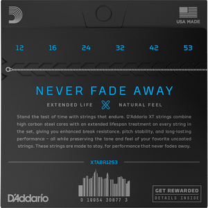 D'Addario XT Acoustic Strings, Light, 12-53 D'Addario Guitar Strings