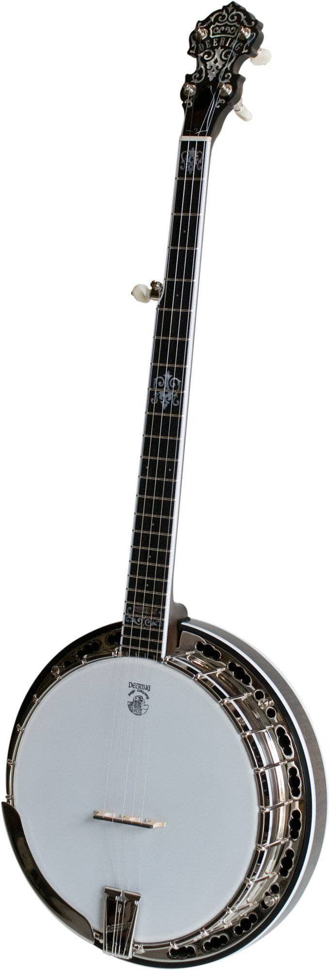 Deering 24 Fret John Hartford Banjo with -06- Bell Bronze Tone Ring Deering 5 String Banjos Default