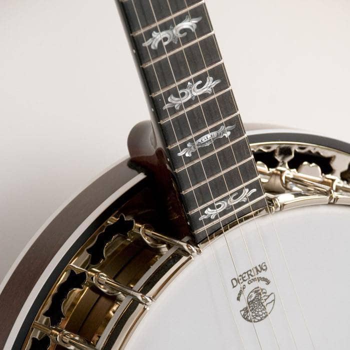 Deering Eagle II 5-String with Radiused Fingerboard and Tapered Resonator Side Walls Deering 5 String Banjos Default