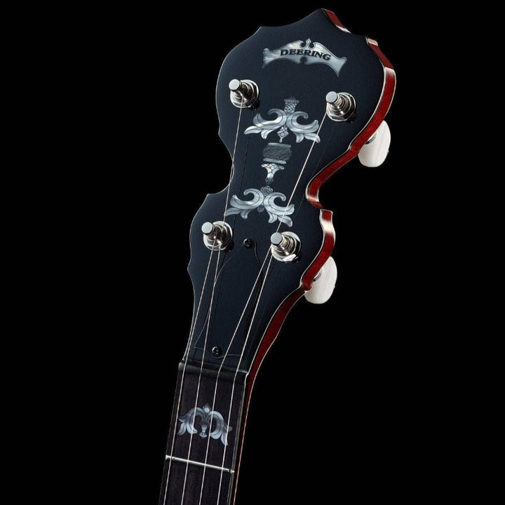 Deering Eagle II 5-String with Radiused Fingerboard and Tapered Resonator Side Walls Deering 5 String Banjos Default