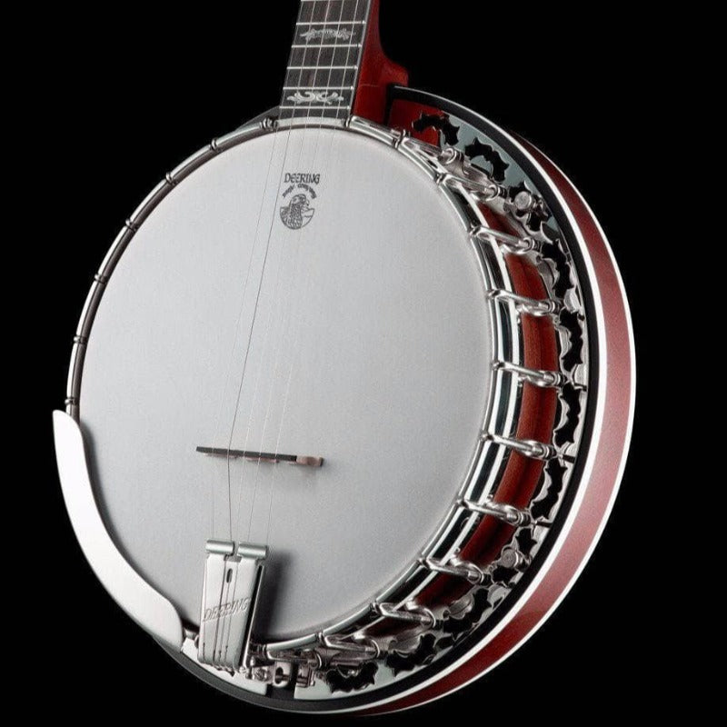 Deering Eagle II 5-String with Radiused Fingerboard and Tapered Resonator Side Walls Deering 5 String Banjos Default