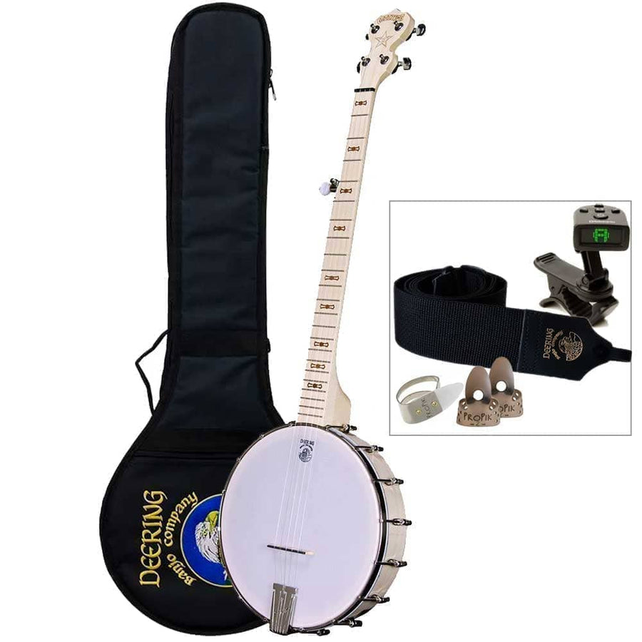 Deering Goodtime Banjo Beginner Package Deering 5 String Banjos