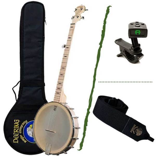 Deering Goodtime Old Time Banjo Beginner Package Deering 5 String Banjos