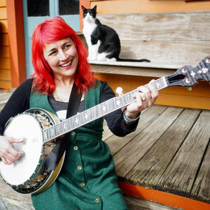Deering White Lotus Banjo Deering 5 String Banjos