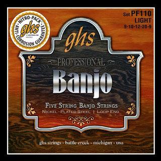 GHS Banjo Strings - Light PF110 - Banjo Studio
