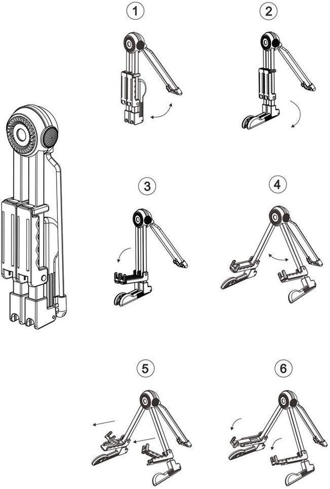 Guitto GGS-03 Robot-shaped Guitar, Banjo, Mandolin Stand Guitto Instrument Stands