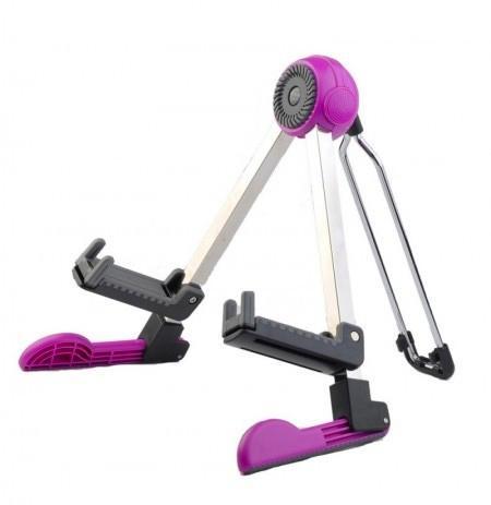 Guitto GGS-03 Robot-shaped Guitar, Banjo, Mandolin Stand Guitto Instrument Stands Purple