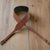 Levy Leather Banjo Strap With Garment Leather Backing -PMB32NS Levy's Leathers Banjo Straps Walnut