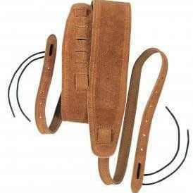 Levy's Leather Brown Suede Banjo Strap (MS14) Levy's Leathers Banjo Straps