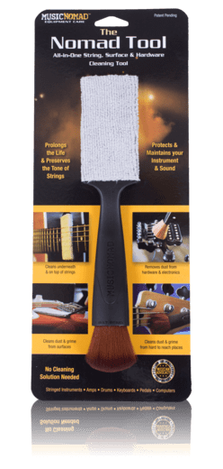 MusicNomad The Nomad Tool - All in 1 String, Body & Hardware Cleaning Tool - Banjo Studio
