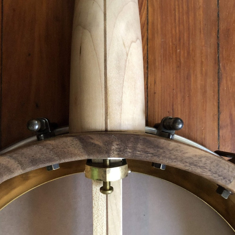 Pisgah Banjo - 12" Maple Dobson Custom Short Scale with Brass S Scoop Pisgah 5 String Banjos