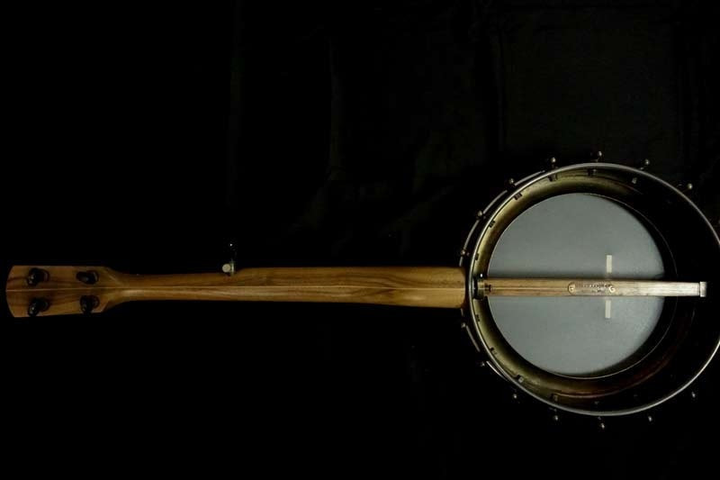 Pisgah Walnut Rambler Dobson A-Scale Banjo with Antique Brass Hardware Pisgah 5 String Banjos