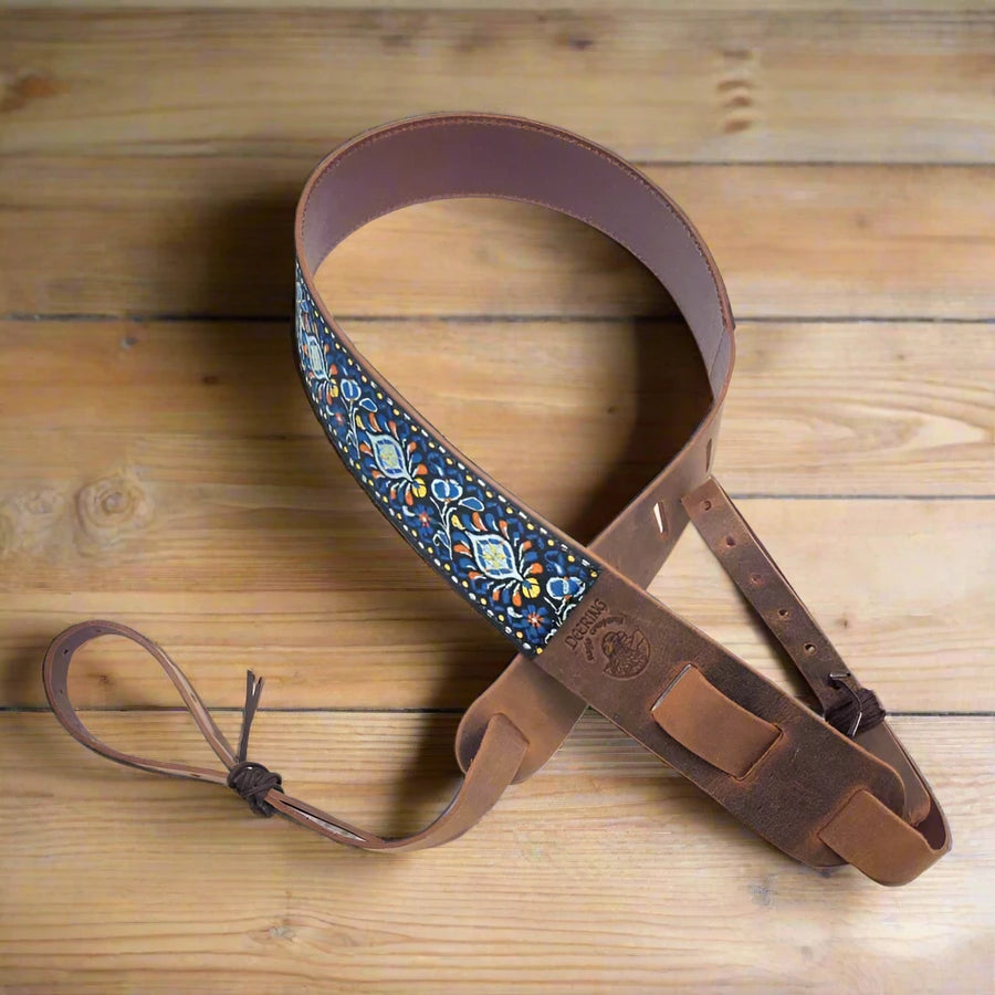 RETRO LEATHER CRADLE BANJO STRAP Banjo Studio