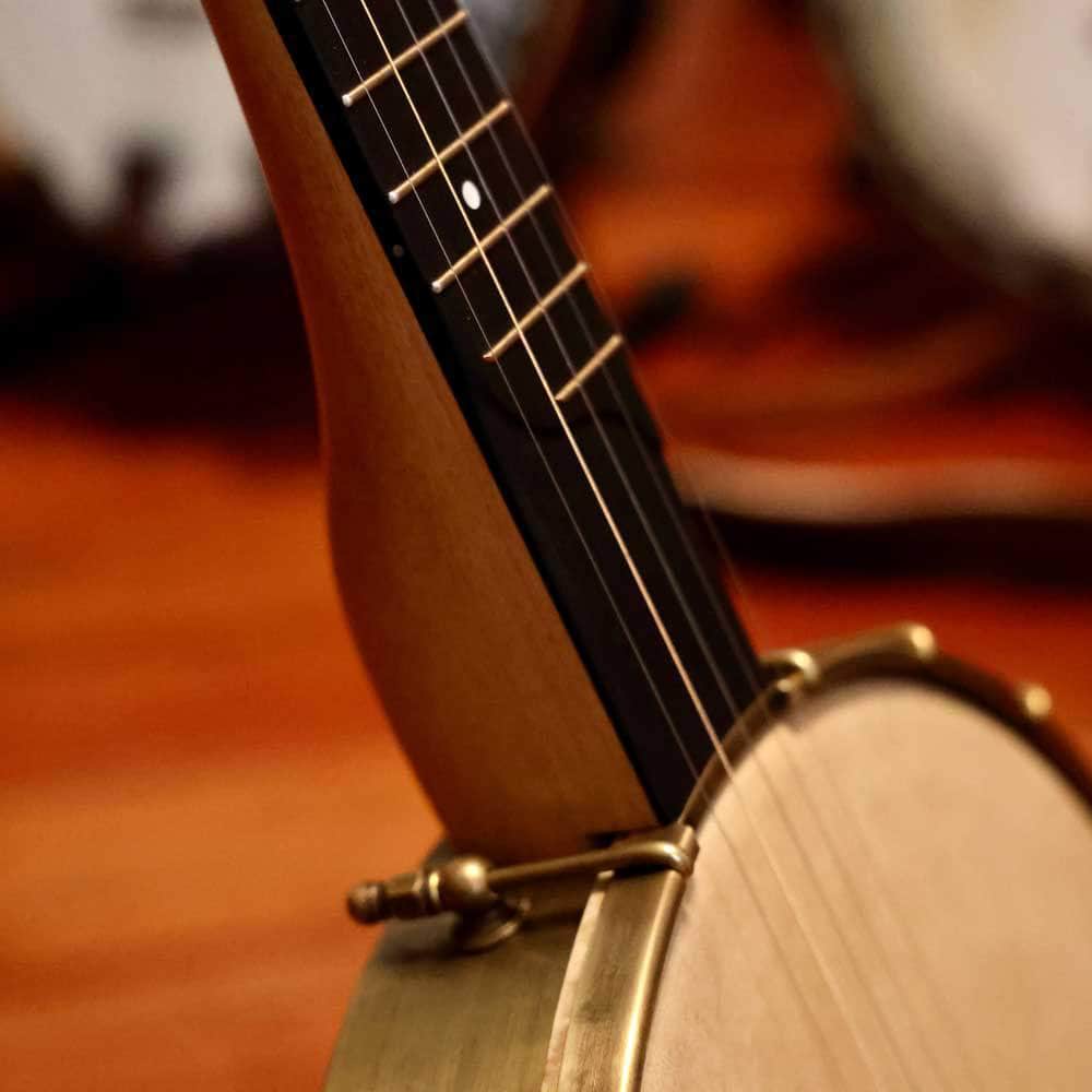 Kanjo Rim Rickard Custom Spunover Rim Banjo with Skin Head – Banjo Studio