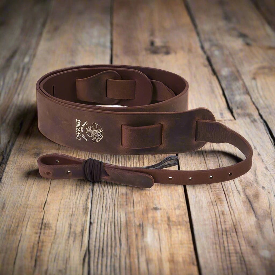 Rustic Leather Deering Banjo Strap Deering Banjo Straps