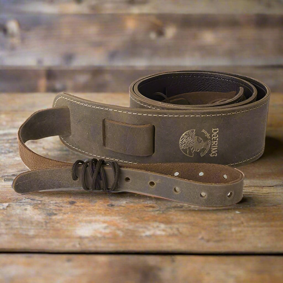 Stitched Leather Deering Banjo Cradle Strap Deering Banjo Straps