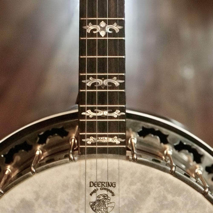 Used Deering Eagle II 19-Fret Tenor Banjo with Fiberskyn Head Deering 4 String Banjos